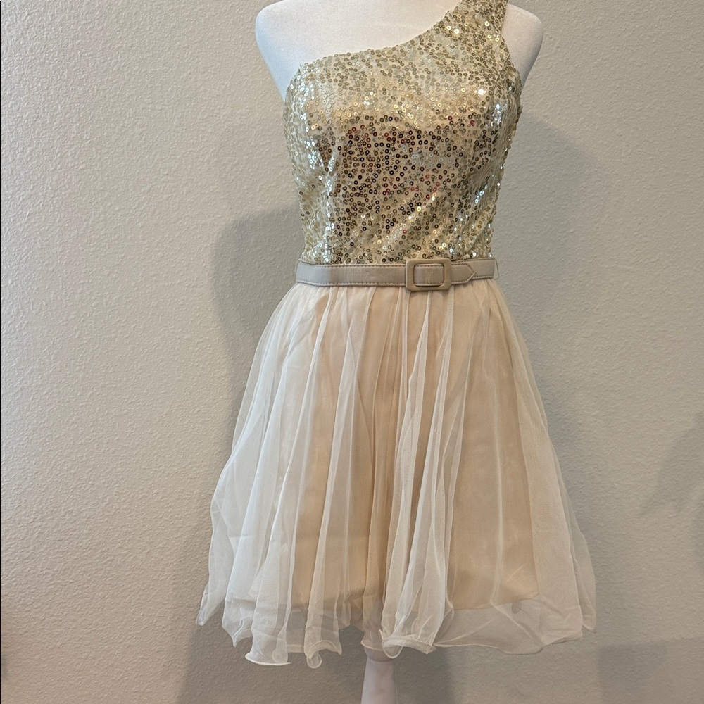 dELiA*s Gold Sequin Dress